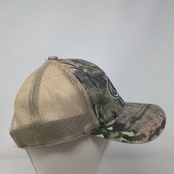 Mossy Oak Snapback Trucker Hat Camouflage OSFM Embroidered Mesh Back Outdoor Cap - Picture 4 of 7